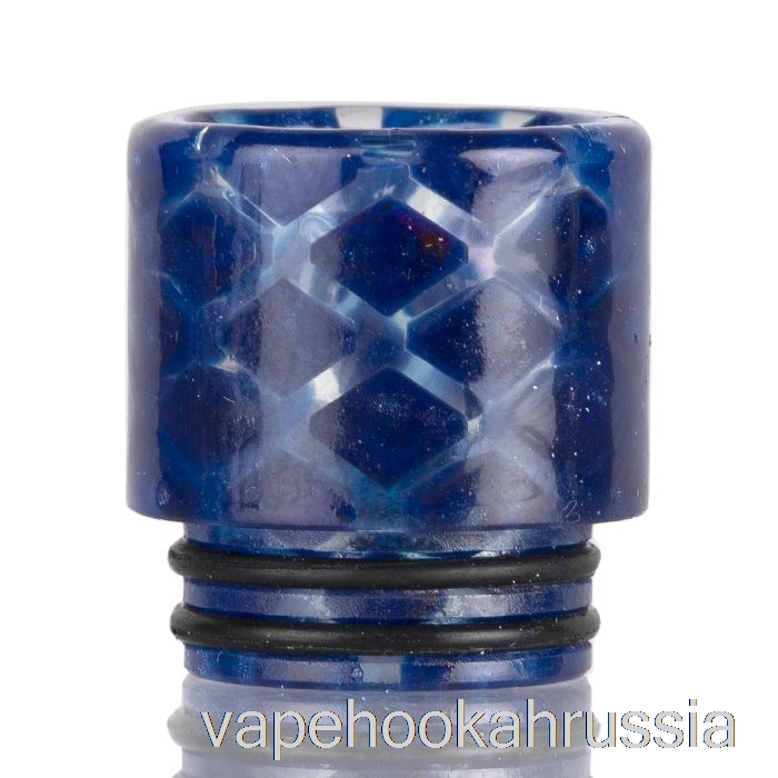 Vape Russia 810 прозрачный капельный наконечник из змеиной кожи темно-синий